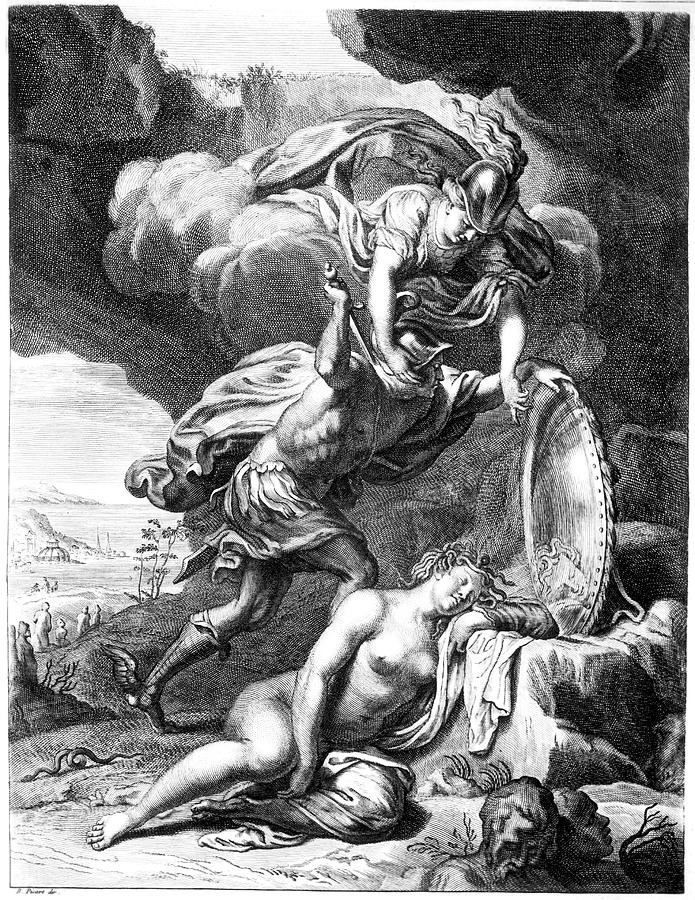 Gorgon Photograph - Mythology: Perseus #2 by Granger