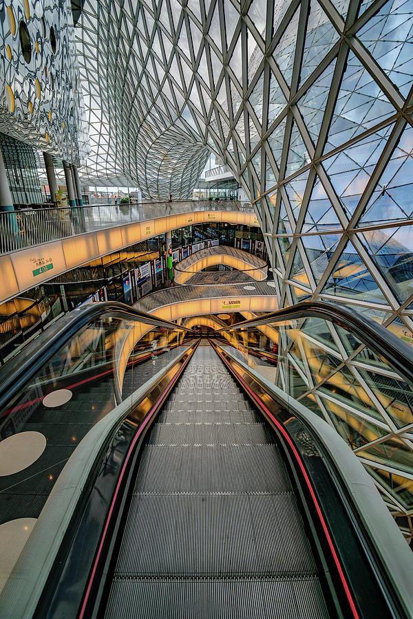 Shopping Mall Frankfurt Photograph by Cityscape Photography Pixels