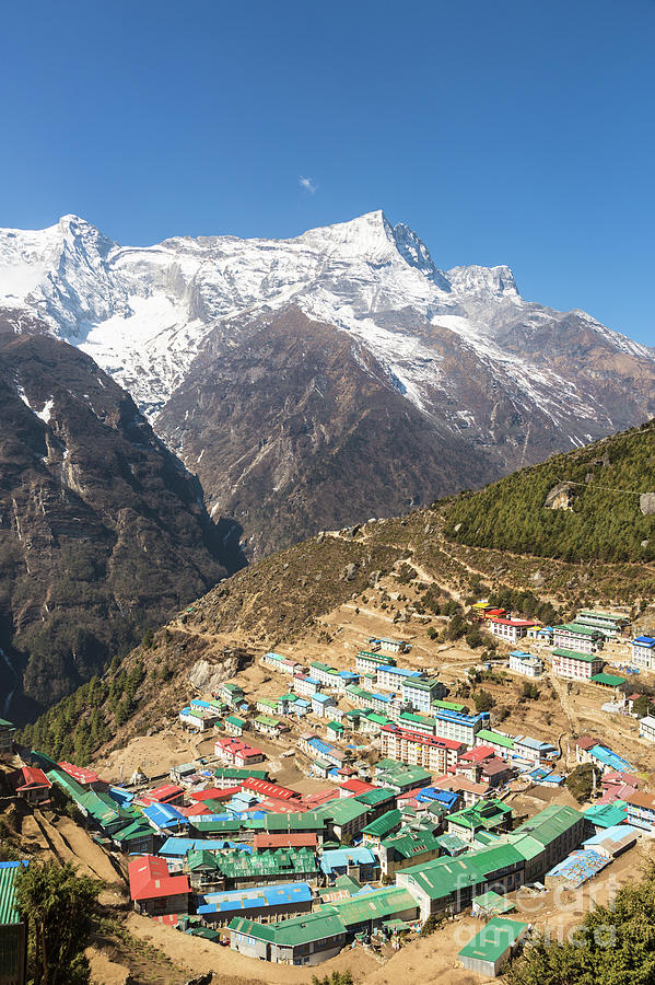 Namche Bazar in Nepal #2 Photograph by Didier Marti
