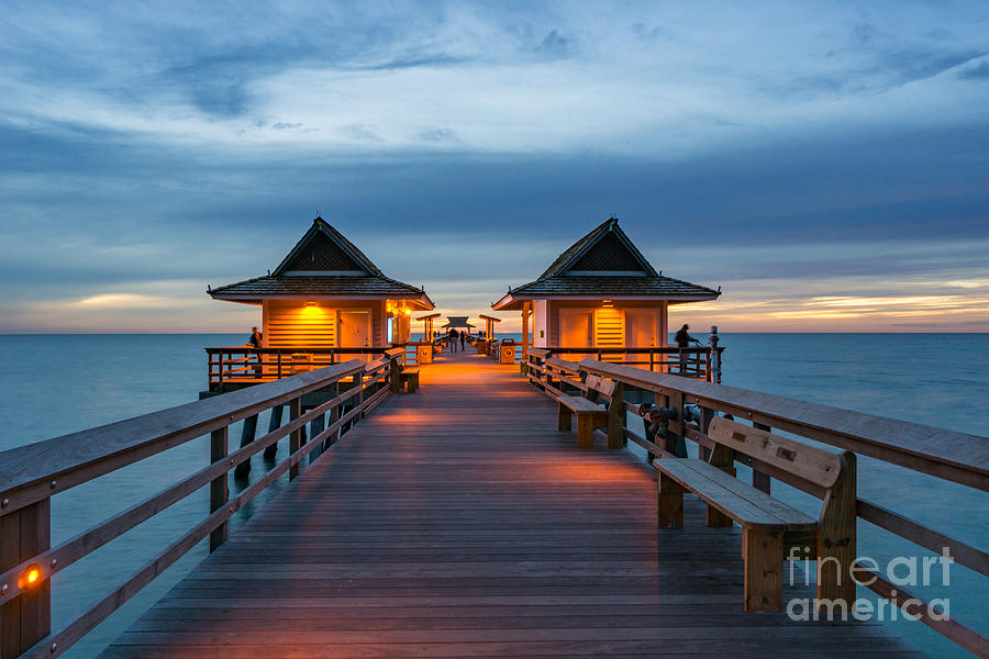 Naples Pier by Hans- Juergen Leschmann Naples Pier by Hans- Juergen Leschmann