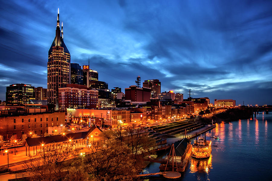Nashville Photograph - Nashville Riverfront #2 by Diana Powell