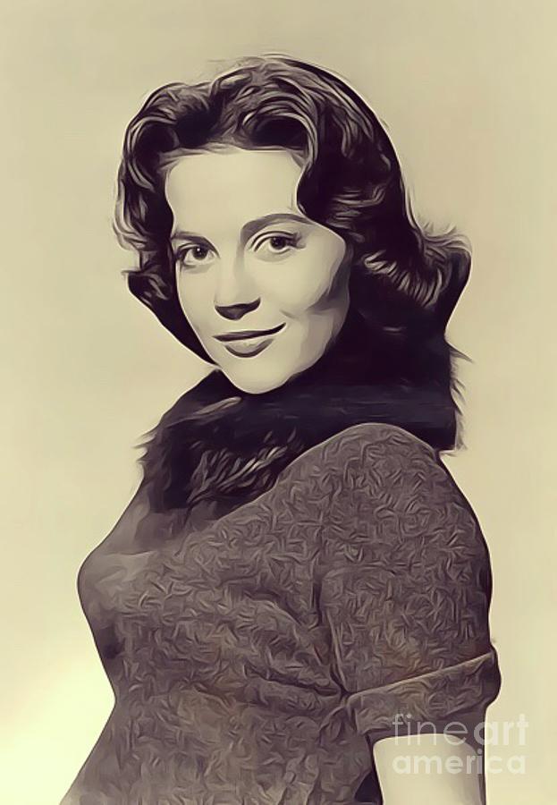 Natalie Wood, Vintage Actress Digital Art