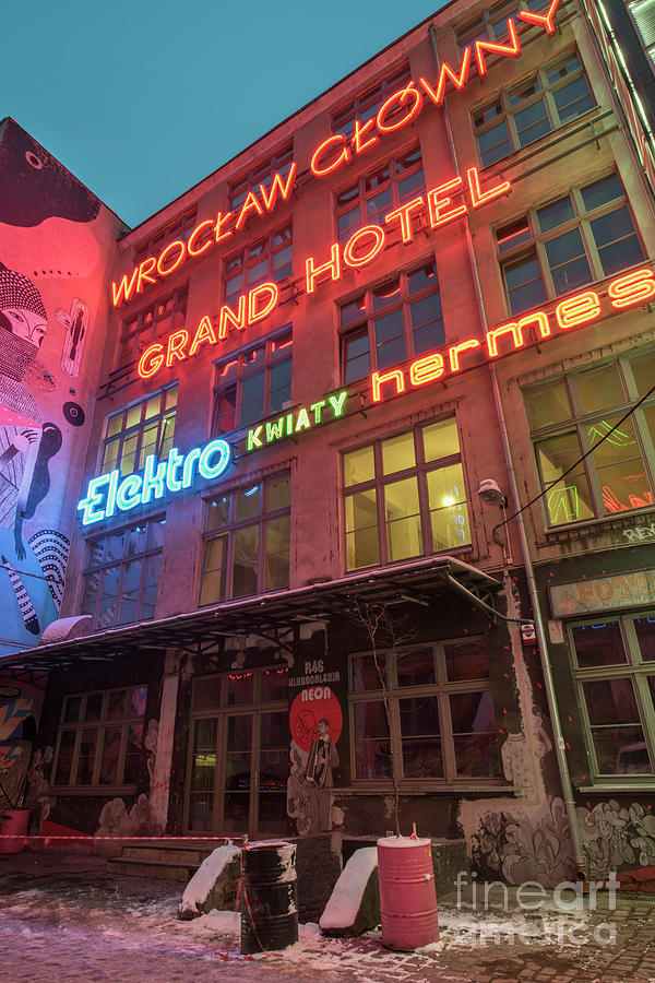 Neon Side, Wroclaw #2 Photograph by Juli Scalzi