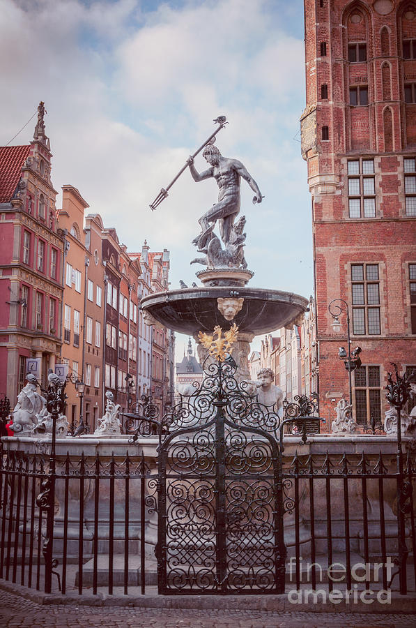 Neptunes fountain, Gdansk #2 Photograph by Mariusz Talarek
