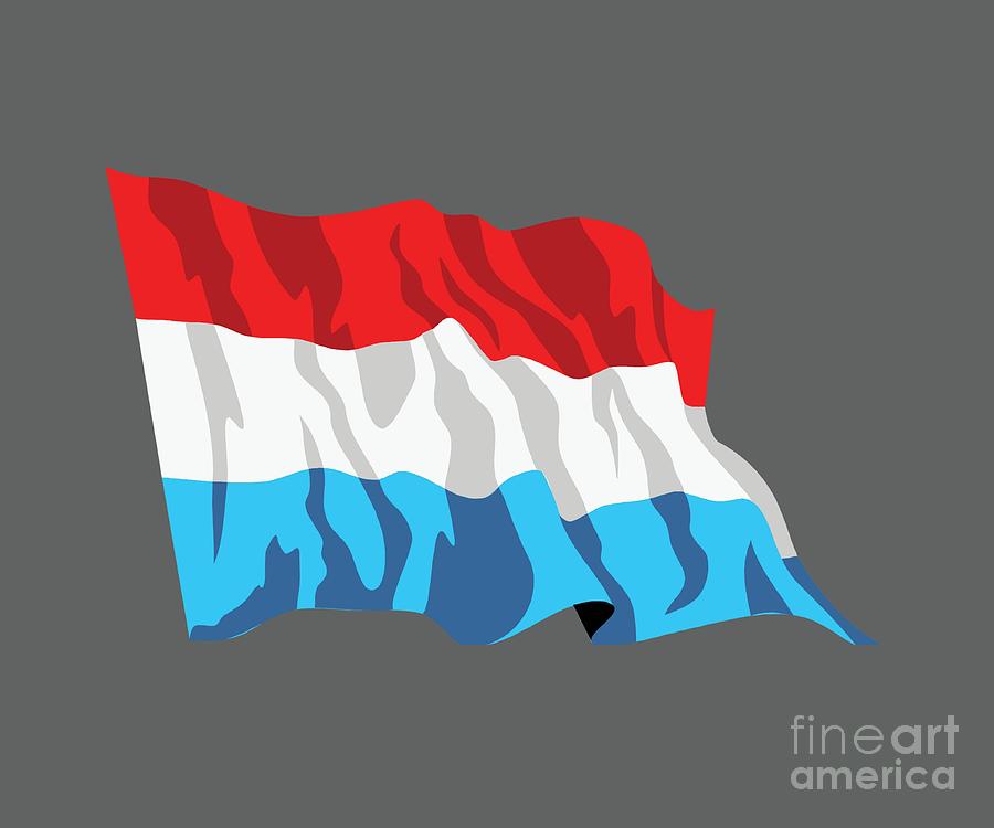 Flag Digital Art - Netherlands Flag #2 by Frederick Holiday