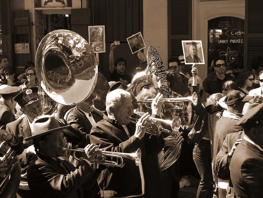 New Orleans Photograph - New Orleans Jazz Funeral #2 by Shawn McElroy