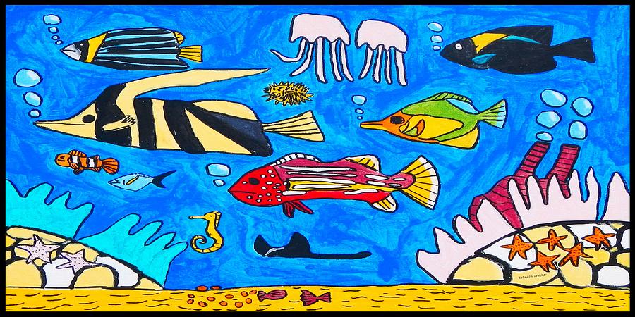 Under Sea Friends Painting by Brandon Drucker - Fine Art America