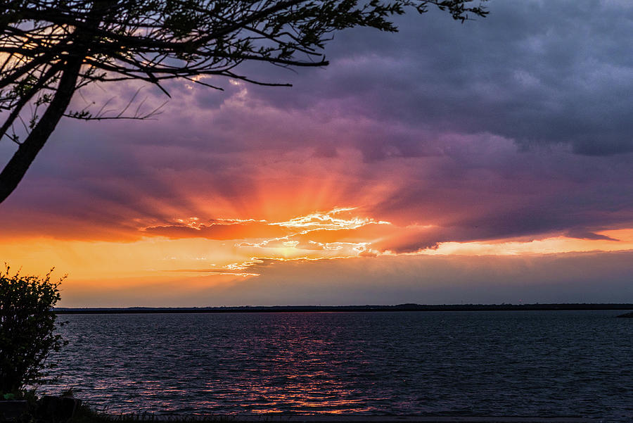 Lake Erie Sunset #1 Photograph by Dave Niedbala