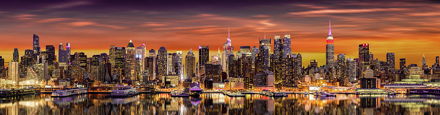 New York City Panorama Photograph