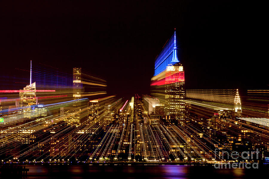 New York City skyline - Abstract #2 Photograph by Anthony Totah