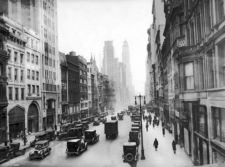 New York City Street Scene #2 Photograph by Underwood Archives