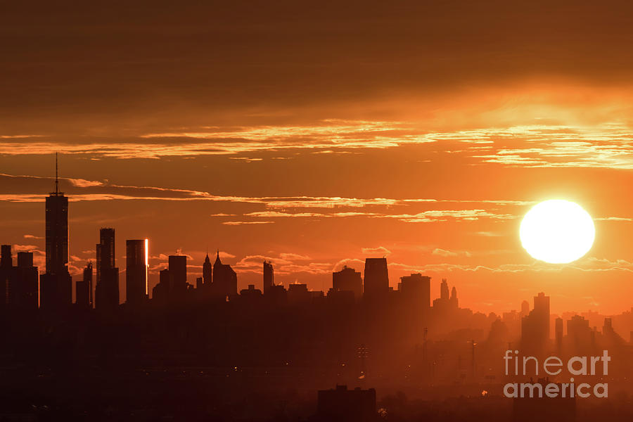 New York City Sunrise #2 Photograph by Zawhaus Photography