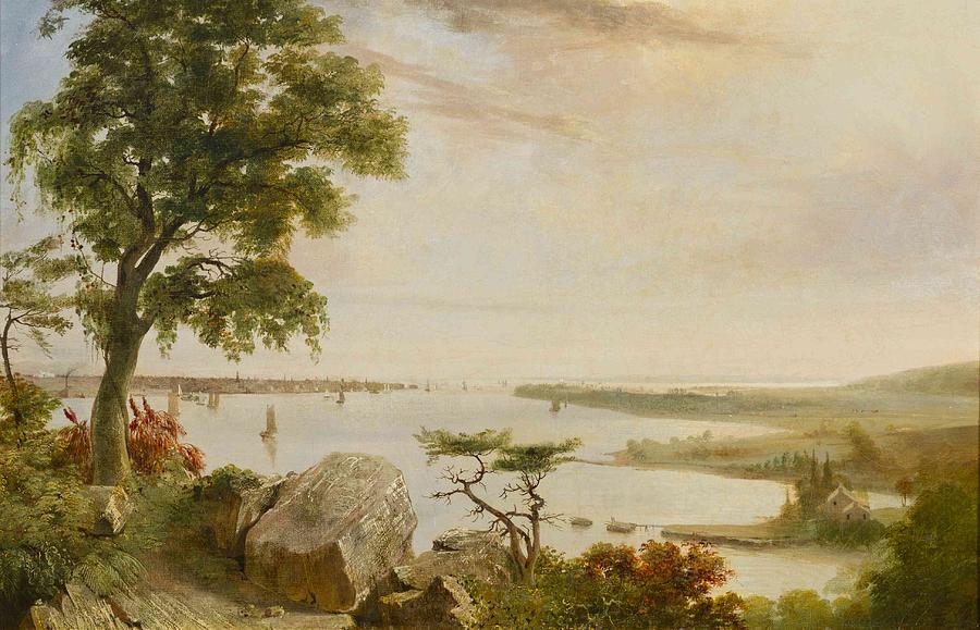 New York from Weehawken #2 Painting by John Gadsby