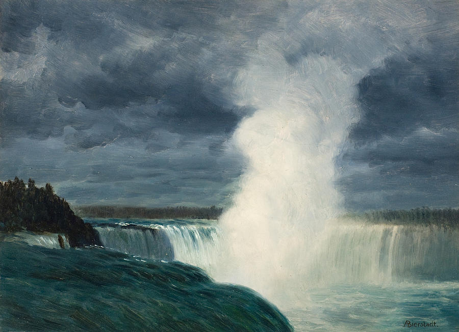 Albert Bierstadt  Painting - Niagara Falls #2 by Celestial Images