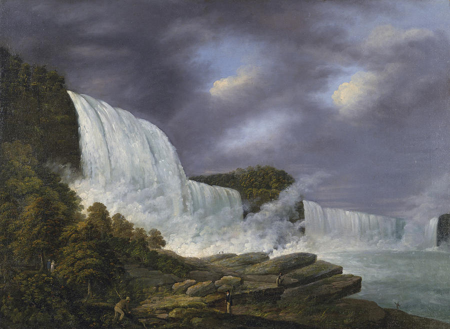 Niagara Falls #2 Painting by Louisa Davis Minot