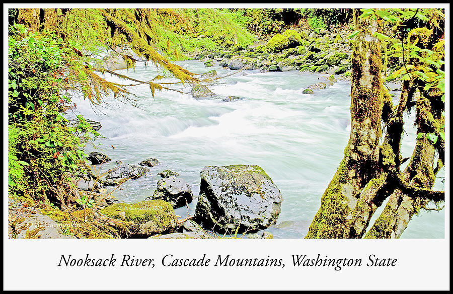 Nooksack River Rapids, Washington State #2 Photograph by A Macarthur Gurmankin