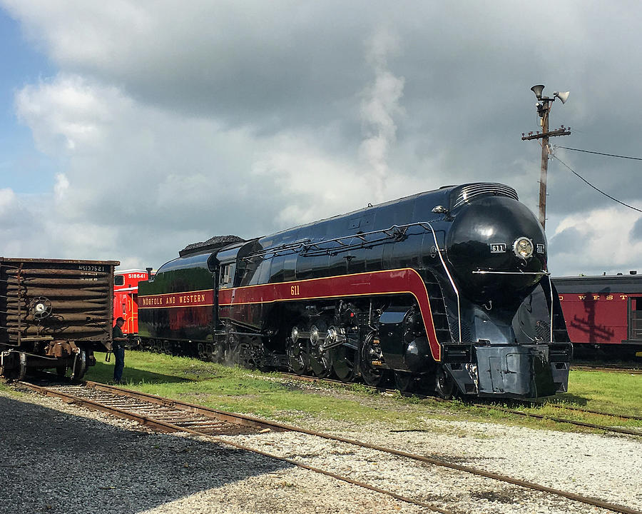 Norfolk and Western J-Class 611 #1 Photograph by John Black