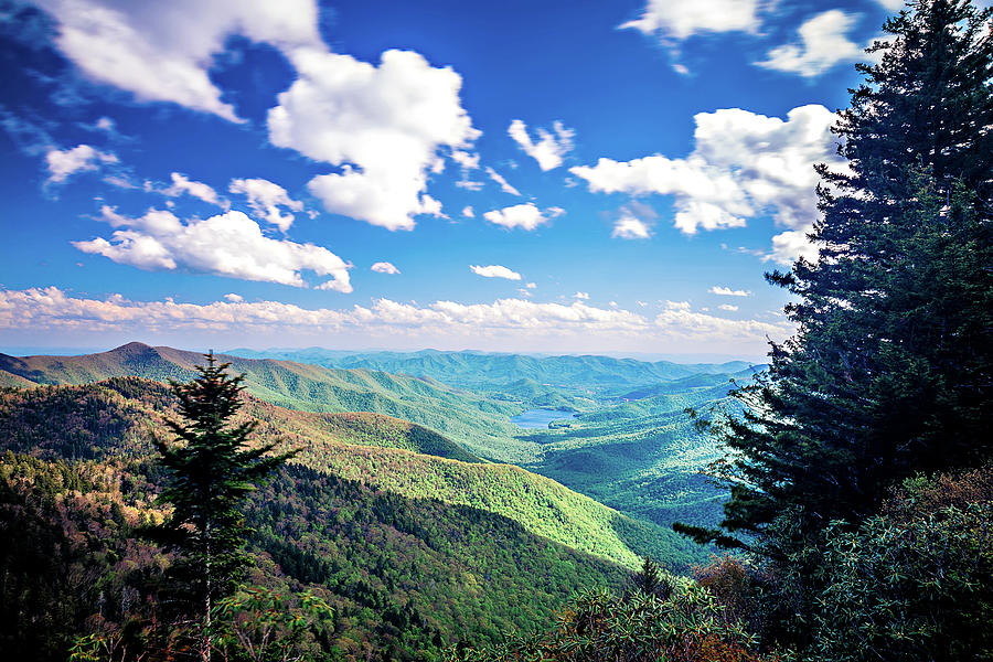 North Carolina Great Smoky Mountain Scenic Landscape #2 Photograph by Alex Grichenko