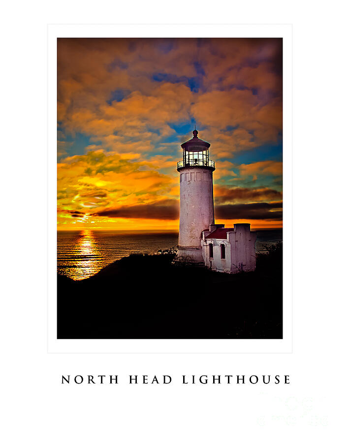 Sunset Photograph - North Head Lighthouse #2 by Robert Bales