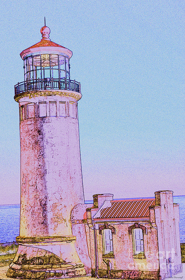North Head Lighthouse Photograph by Steve Warnstaff