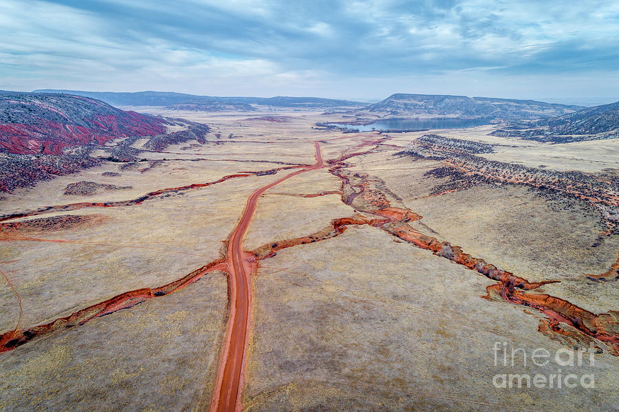 northern Colorado foothills aerial view #2 Photograph by Marek Uliasz