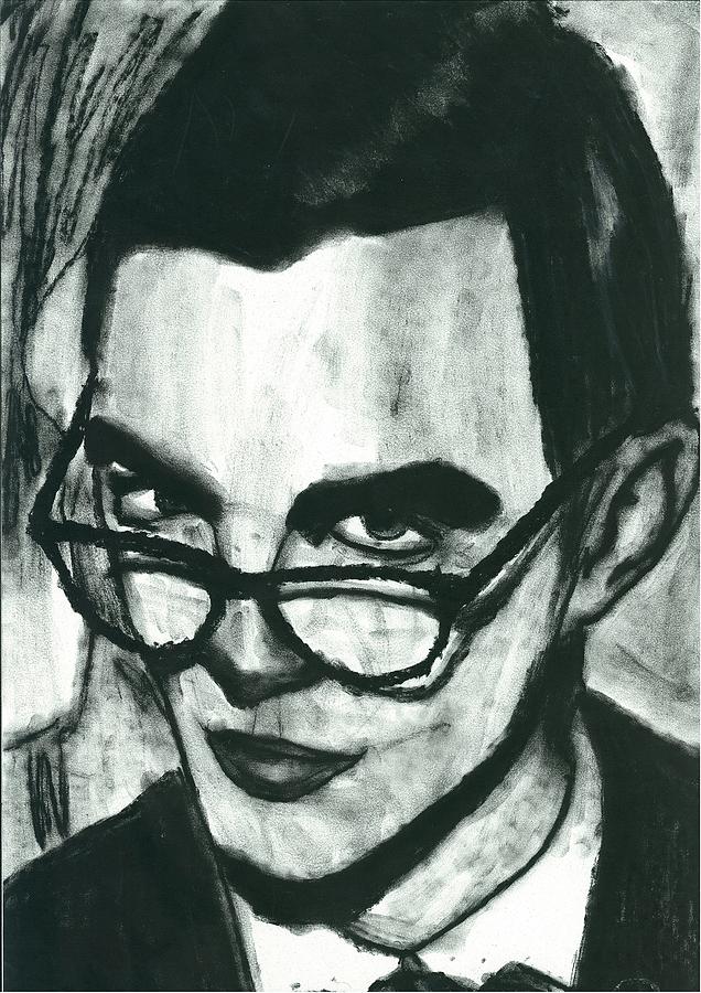 Vintage Drawing - Not a Self Portrait #2 by Thomas Cavaness