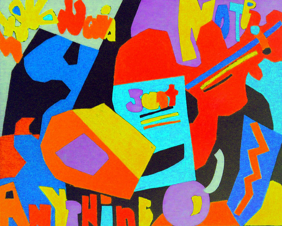 Chalk Pastel Digital Art - Note Just Anything by Stephen Davis Chalk Pastel Digital Art - Note Just Anything by Stephen Davis