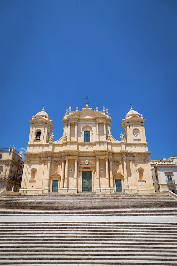 NOTO, SICILY, ITALY - San Nicolo Cathedral, UNESCO Heritage Site #2 Photograph by Paolo Modena