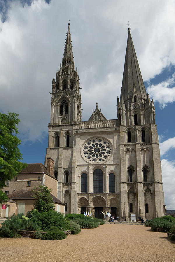 Notre Dame de Chartes Cathedral #20 Digital Art by Carol Ailles