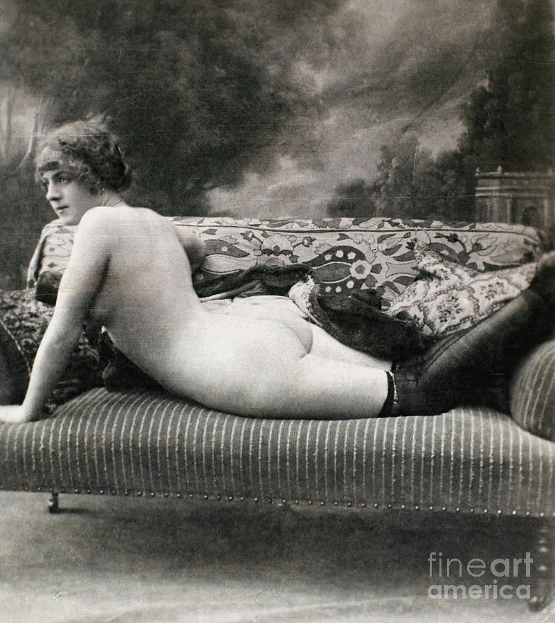 Nude Painting - NUDE POSING, c1900 #2 by Granger