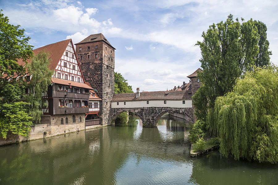 Nuremberg View From Maxbridge To Hangmans Bridge Photograph by Melanie ...