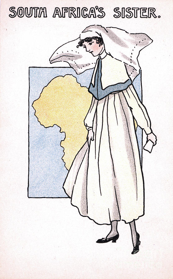 NURSE, 1918.  - to license for professional use visit GRANGER.com #1 Drawing by Granger