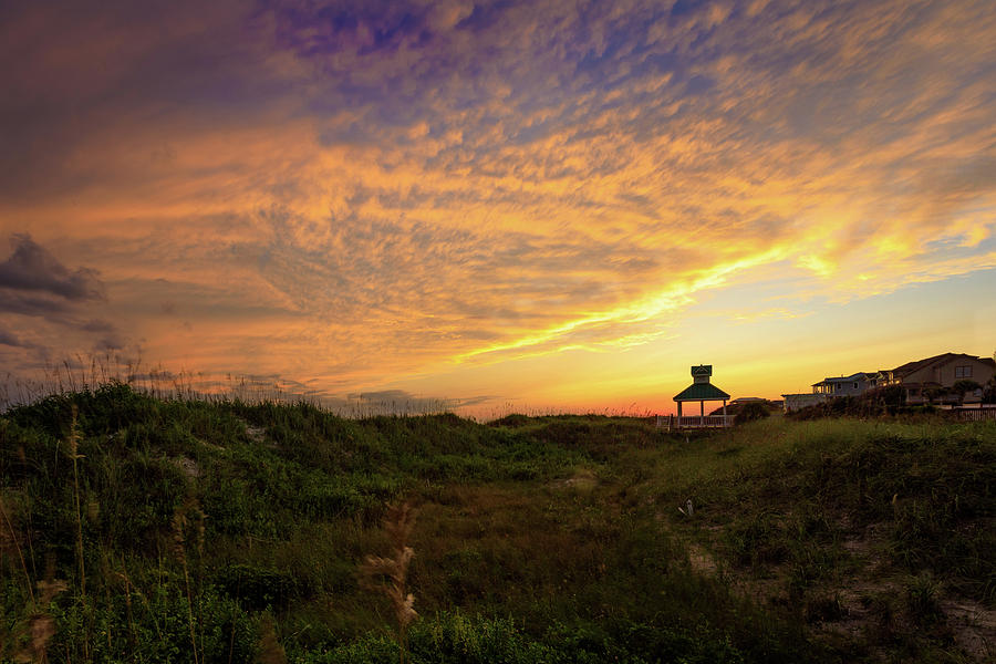 Oak Island Sunset #2 Photograph by Nick Noble