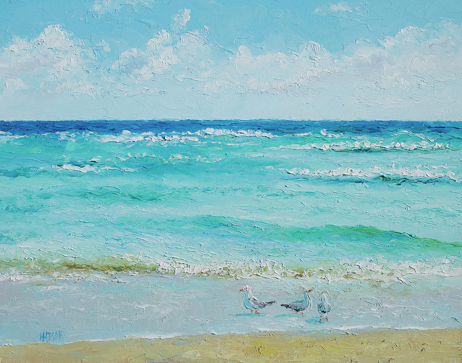 Ocean Breeze #1 Painting by Jan Matson