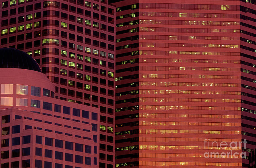 Office Buildings Abstract #2 Photograph by Jim Corwin