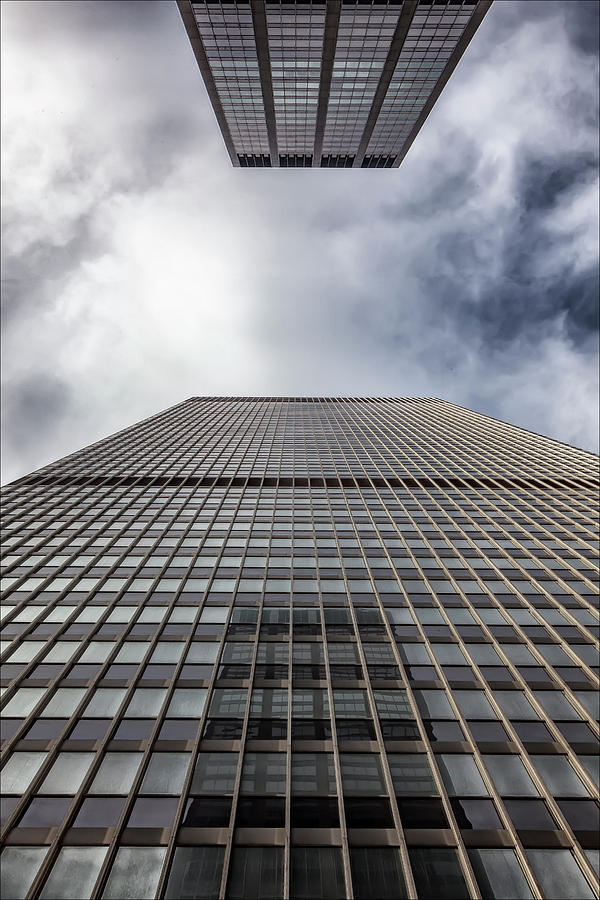 Office Buildings and Sky #2 Photograph by Robert Ullmann