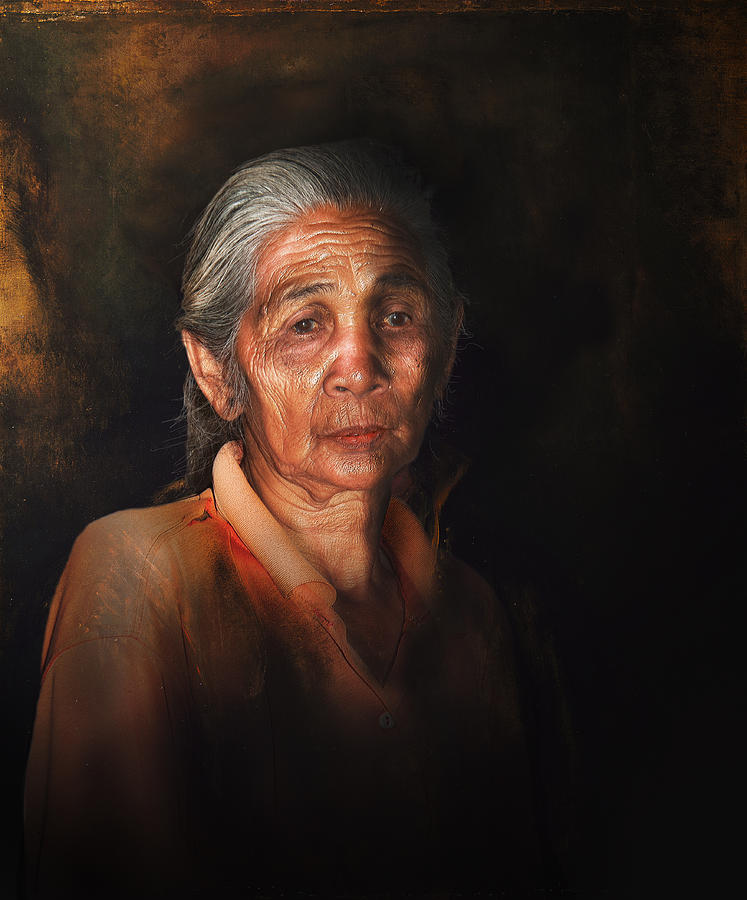 Old Balinese woman #2 Photograph by Dray Van Beeck
