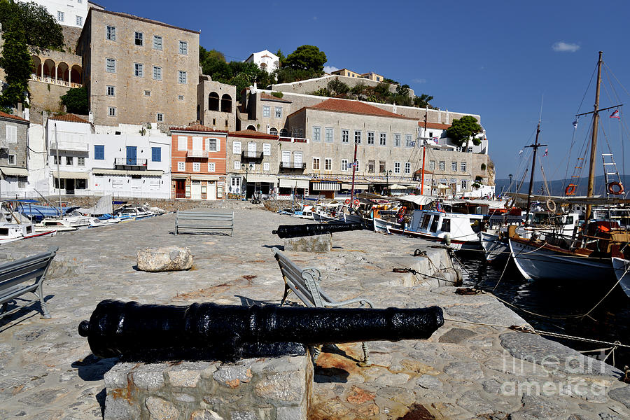 Old cannons in Hydra island #2 Photograph by George Atsametakis