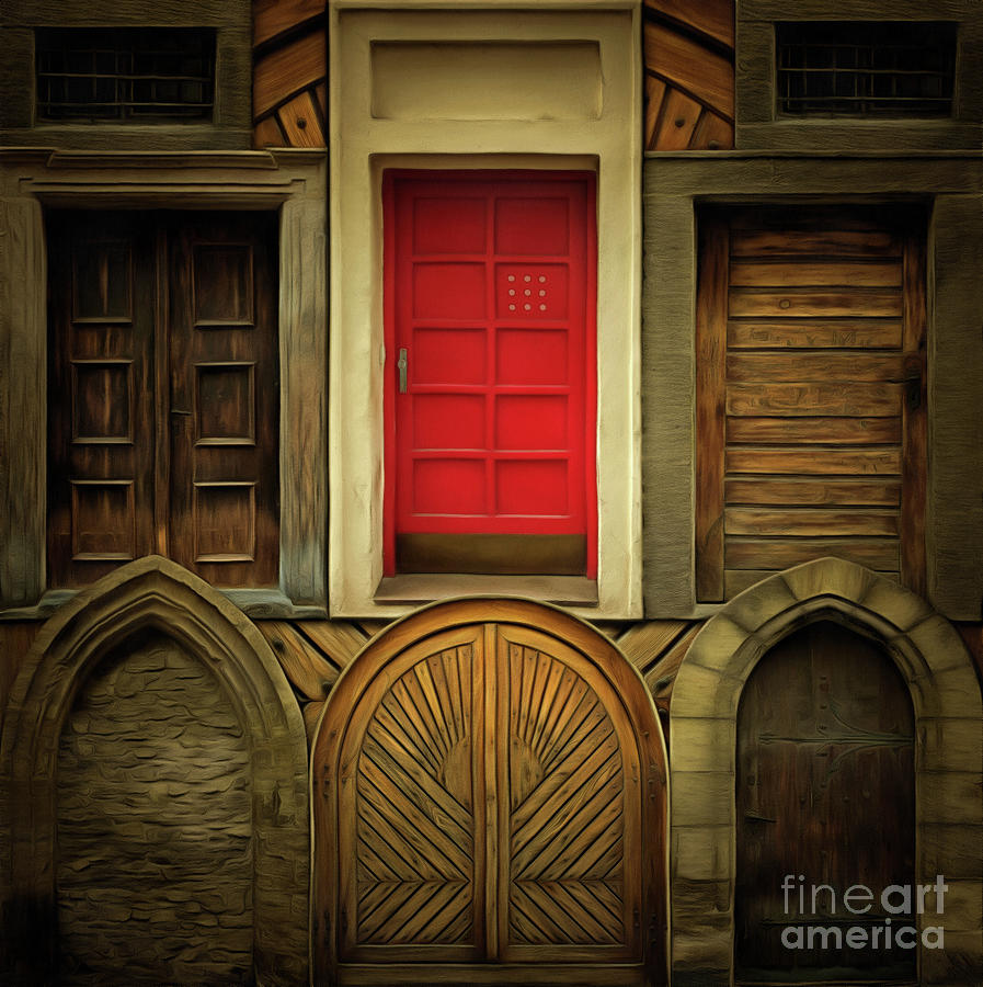 Old doors #2 Digital Art by Michal Boubin