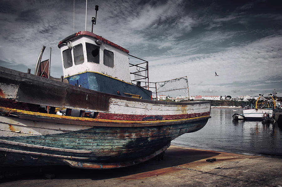 Old Fishing Boat #2 Photograph by Carlos Caetano