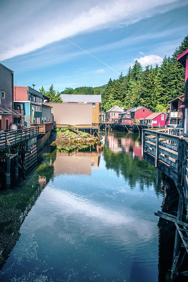 Old Historic Town Of Ketchikan Alaska Downtown #2 Photograph by Alex Grichenko