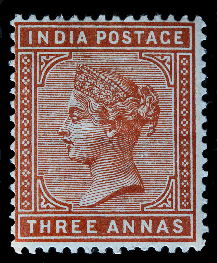 old-indian-postage-stamp-photograph-by-james-hill-pixels