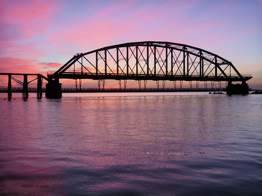 Old Interstate Bridge Photograph by Alison Gimpel - Fine Art America