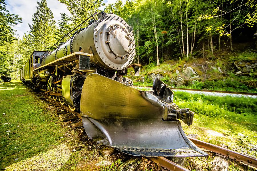 Old Retired White Pass Train In Skagway Alaska Photograph