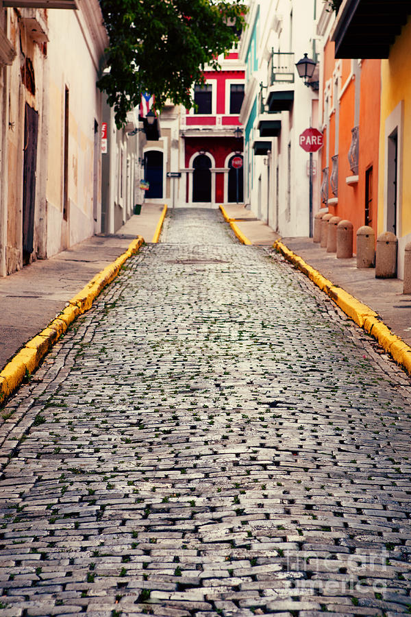 Brick Photograph - Old San Juan Puerto Rico #2 by Kim Fearheiley