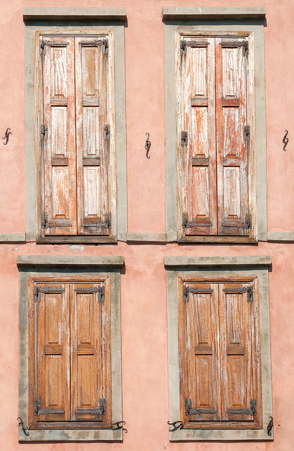 Four Old Shutters Photograph by Roy Pedersen