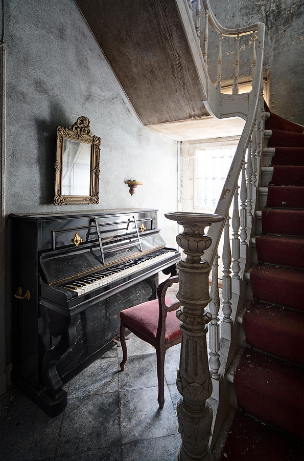 Old Vintage Piano - Abandoned Places #2 Photograph by Dirk Ercken