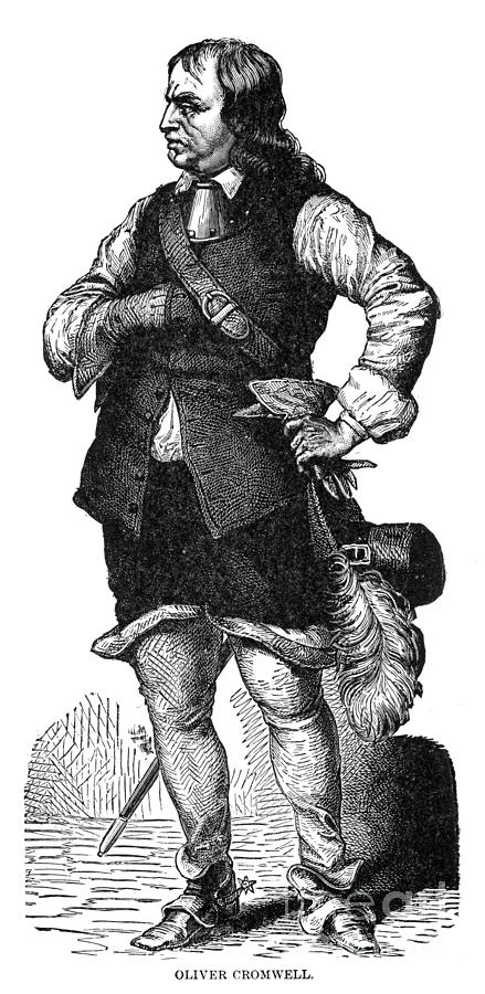 Oliver Cromwell #2 Drawing by Granger