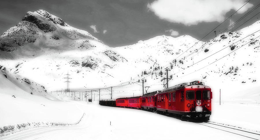 On The Bernina Line - Switzerland #2 Photograph by Mountain Dreams