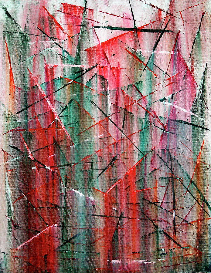 On the Run #2 Painting by Rein Nomm